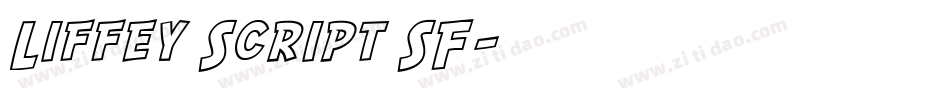 Liffey Script SF字体转换